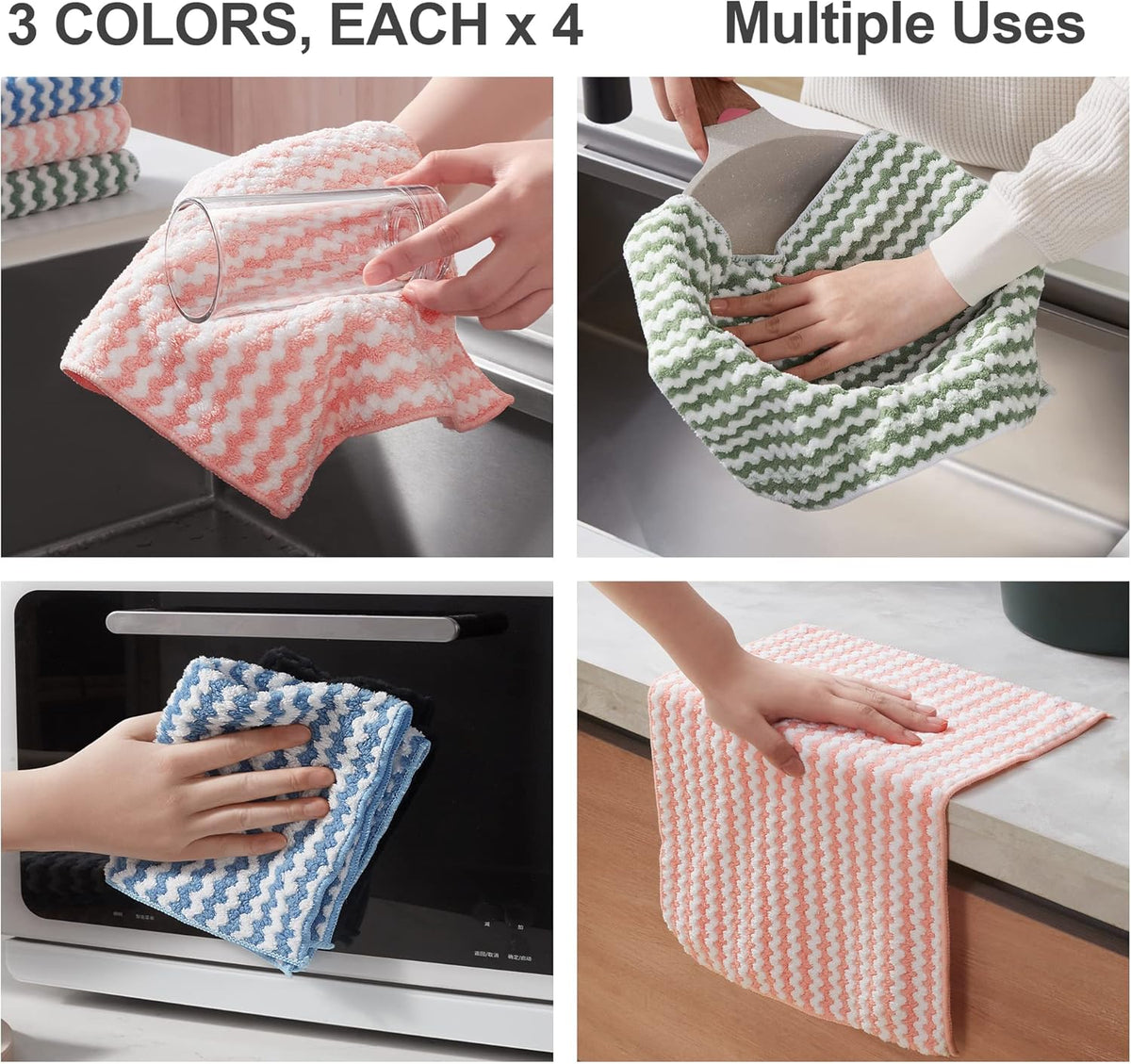 JOYMOOP Microfiber Towels for Cars, 2 Pack 35.4" x 23.6" Car Drying Towel, Dark Gray Reusable Car Towel, Quick Drying Car Microfiber Cleaning Cloth for RVs, SUVs, Trucks
