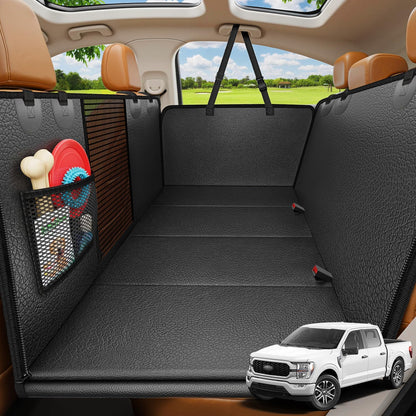 URPOWER Dog Car Seat Cover for Pets 100% Waterproof Seat Cover Hammock 600D Heavy Duty Scratch Proof Nonslip Durable Soft Back Seat Covers for Cars and SUVs