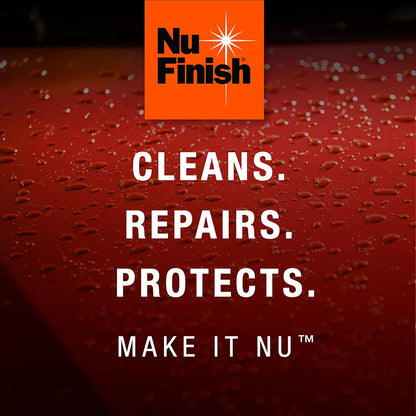 5-in-1 Complete Detailer Spray with Towel by Nu Finish, Preserves and Protects Car Detailing, Includes 1 Microfiber Towel, 22 Oz Spray