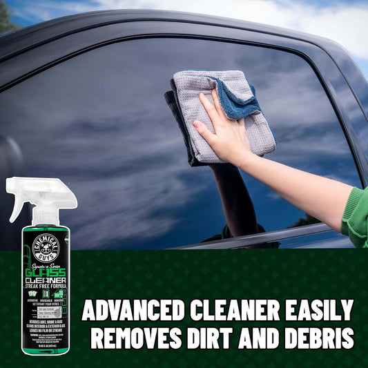 Chemical Guys Glass Cleaner Signature Series - Ammonia-Free Window and Mirror Spray for Cars, Trucks, SUVs, and RVs - Safe for Tinted Glass, Windshields, Household Windows & Interior Surfaces - 16 oz