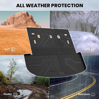 LASFIT Floor Mats Fits for Hyundai Sonata 2020-2026 (Only for FWD & Gas) & Kia K5 2021-2025 (Only for FWD) Custom Fit TPE All Weather Floor Liners Car Mats Accessories, Black