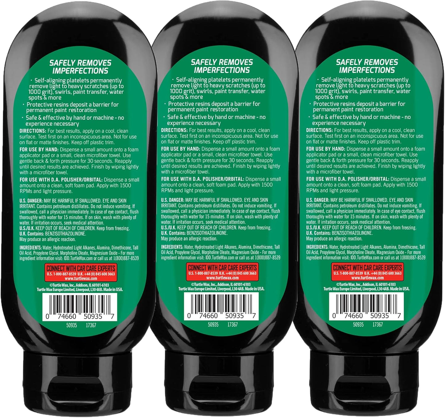 Turtle Wax Scratch Repair and Renew, Car Scratch Remover, Tackles Swirl Marks, Paint Transfer, Headlight Oxidation, Water Spot Remover for Cars, Safe for All Paint Colors, 7oz (Pack of 1)