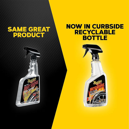 Meguiar's G1224 Hot Shine Tire Spray - 24 Oz Spray Bottle