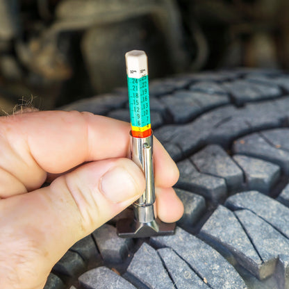Pangda 10 Pack Tyre Gauge Smart Color Coded Tyre Tread Depth Gauge in 1/32 Inch Wear Tread Checker Measuring Tool for Car, Semi Truck