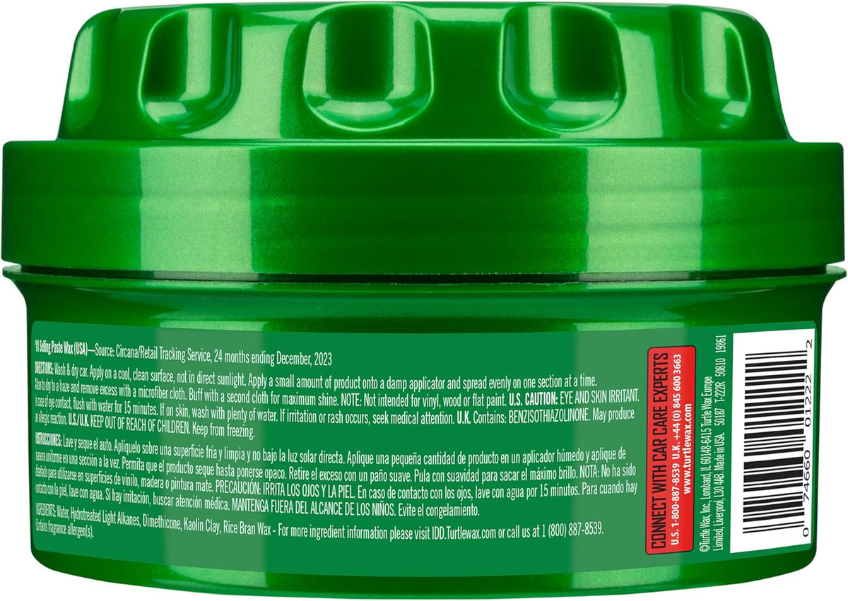 Turtle Wax T-222R Super Hard Shell Paste Wax - 14 Fl Oz.