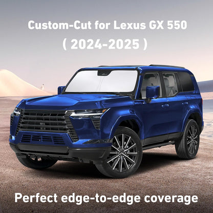 EcoNour Car Windshield Sun Shade | 2025 Upgraded Innovative No-Light-Pass Technology for Maximum Coverage | Foldable Sun Shade Keeps Your Vehicle Cool | Must-Have Car Accessories | Small (59" x 29") - Colors H