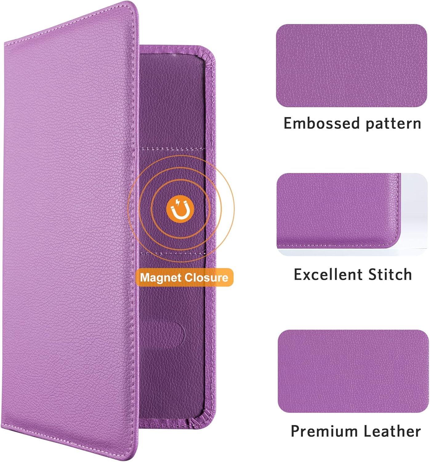 CoBak Car Registration and Insurance Holder - Vehicle Glove Box Car Organizer,Auto Truck Comparment Accessories Case with Magnetic Closure for Driver License,Cards - Colors A