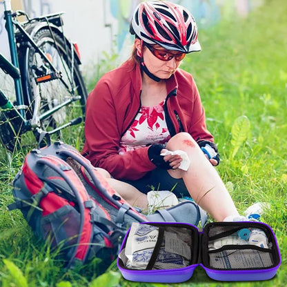 Car First Aid Kits 275Pcs Survival Gear Home Travel Size Small Emergency Kit Tactical Hiking EVA Camping Essentials Backpack Sports Office Boat Urgent Accident