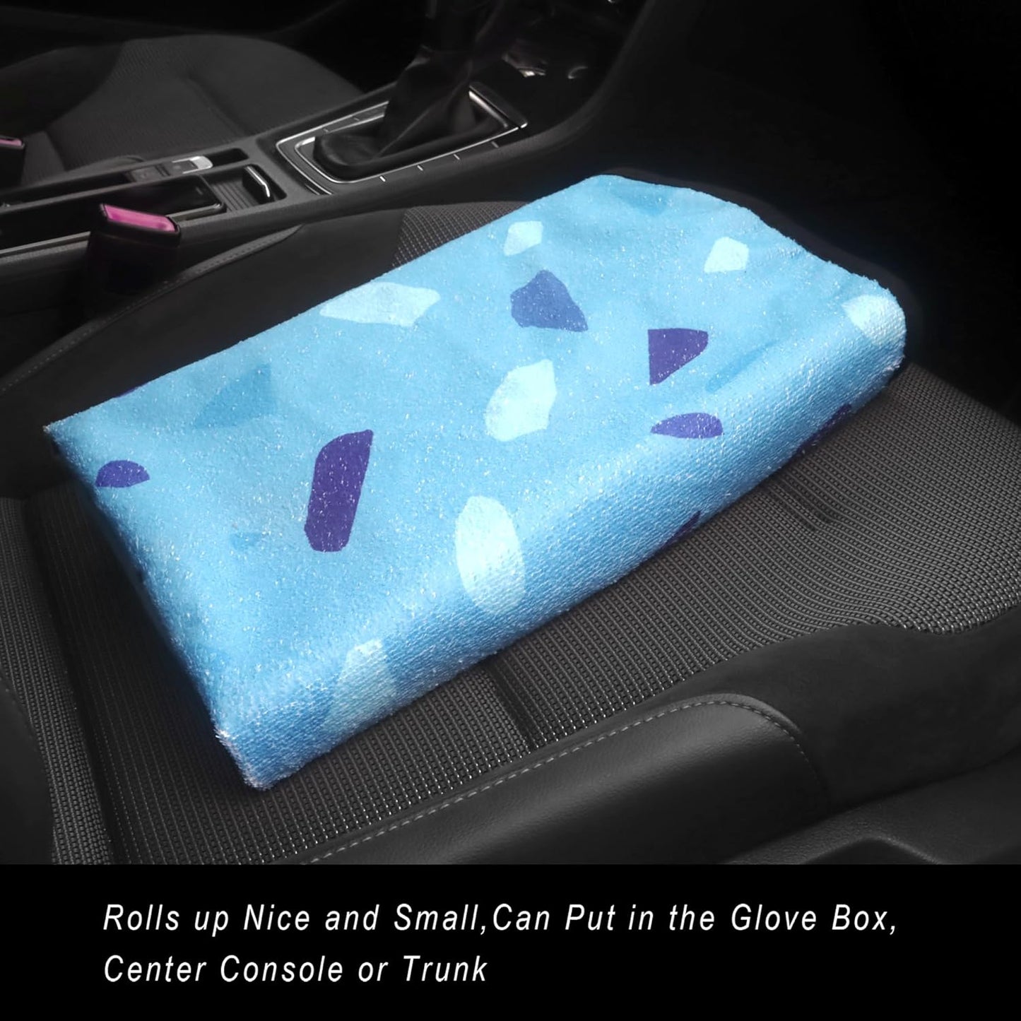 Car Seat Cover Protector Front Seats,for Gym Workout,Running,Swimming,Beach and Hiking,Waterproof Sweat Towel Bucket Seat Covers for Cars SUV Trucks (Black, 1Pcs)