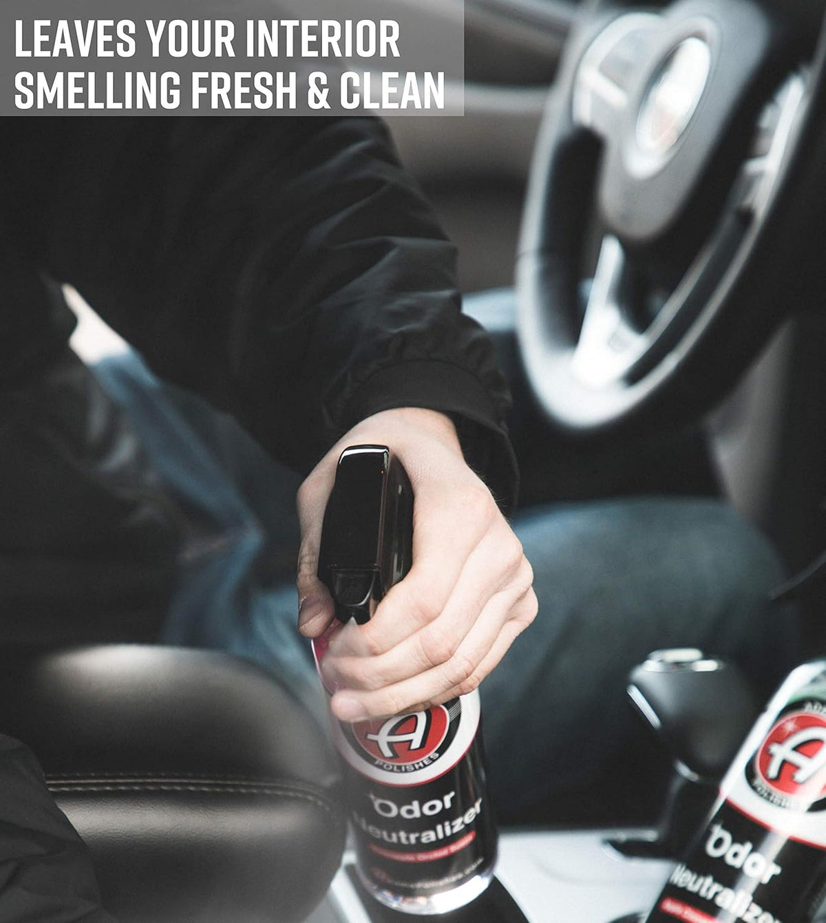 Adam's Polishes Odor Neutralizer (Fresh Scent, 16oz) - Car Air Freshener Spray That Eliminates Harmful Odors from Car Interior Accessories, Leather, Carpet, Upholstery & Pet Odors