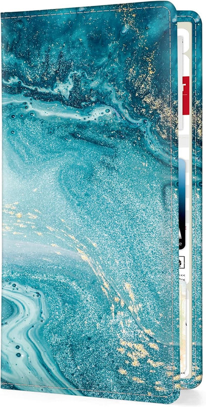 Car Registration and Insurance Holder，Colour Patterns Men Women Car License Document Registration and Insurance Card Holder