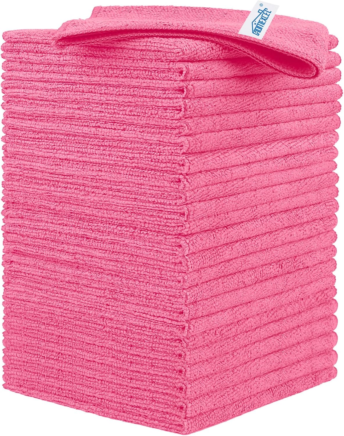 HOMEXCEL Grey Microfiber Cleaning Cloth, 12 Pack Premium Microfiber Towels for Cars, Lint Free, Scratch-Free, Highly Absorbent, Reusable Cleaning Rags for Car, Household, Kitchen, Window, 11.5"X11.5"