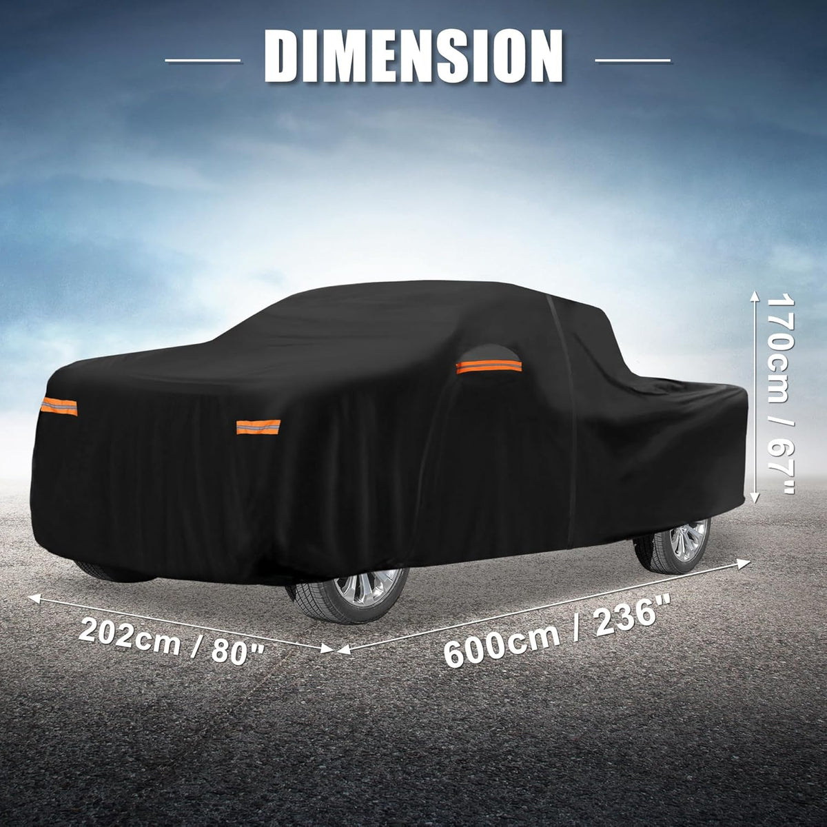 X AUTOHAUX Car Cover for Honda Civic Sedan/Coupe 210D-PU Outdoor Full Car Cover All Weather with Door Zipper for Waterproof Windproof Sun Rain Snow Protection