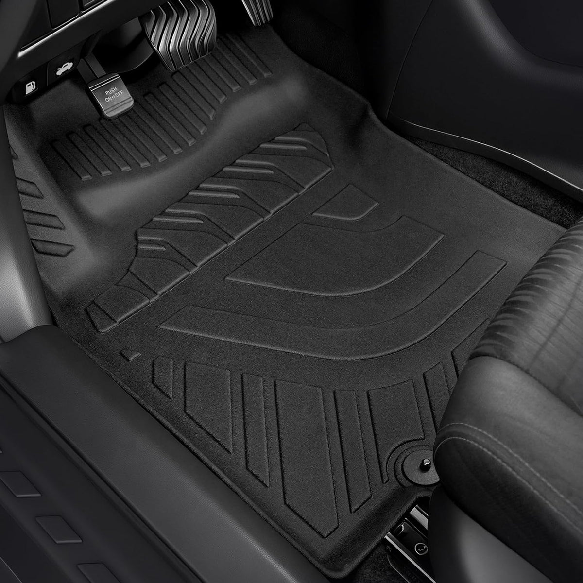 Floor Mats Set for Nissan Rogue 2026 2025 2024-2021 Accessories, Full Coverage All Weather Floor Mats Cargo Mat with Backrest Protectors & Door Sill Guards (Not for Sport)