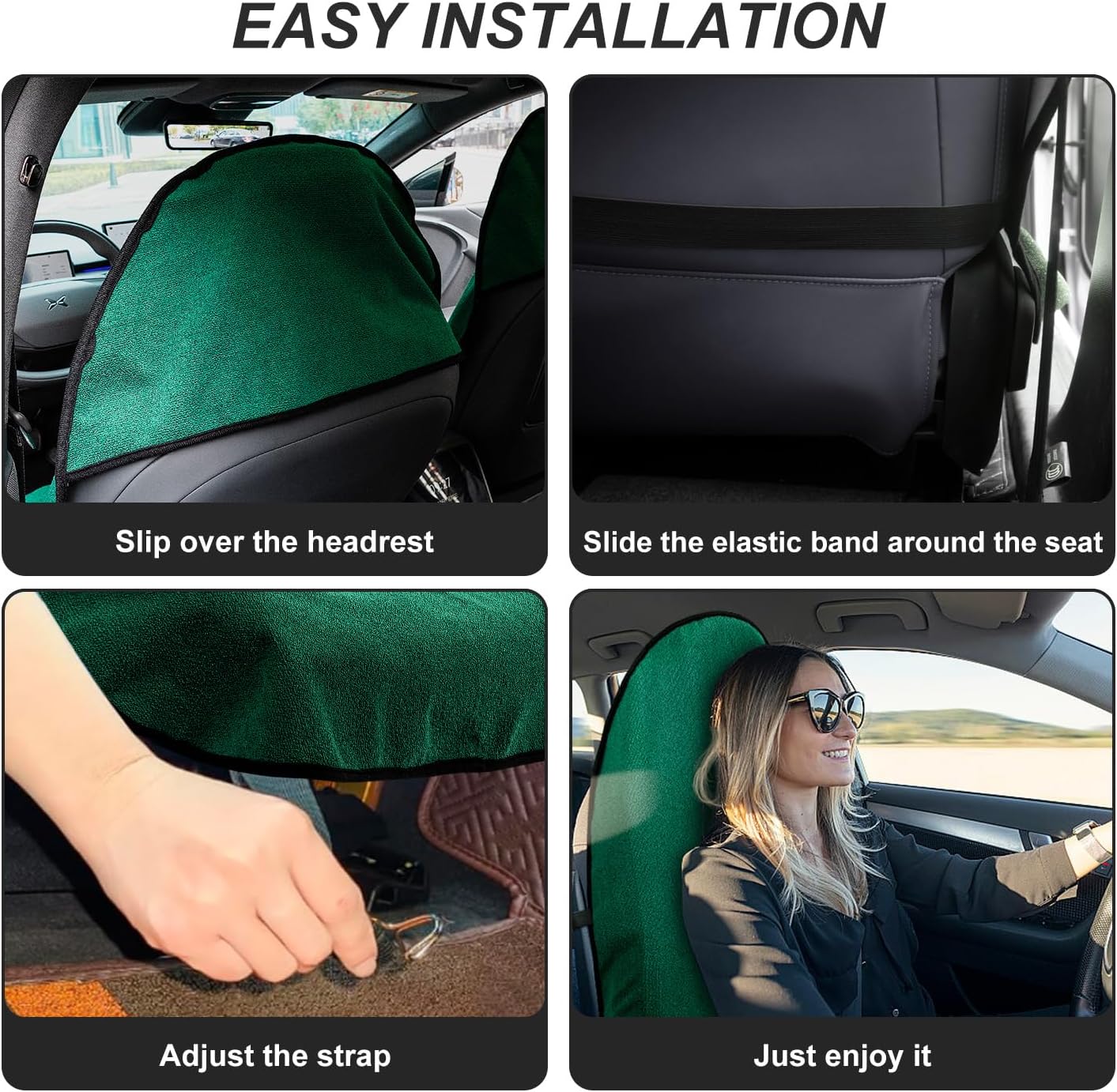 Waterproof Sweating Car Seat Cover for Post Gym Workout, Running, Swimming, Beach and Hiking, Universal Fit Non-Slip Towel Bucket Seat Protector for Cars SUV Trucks, Machine Washable (Grey)