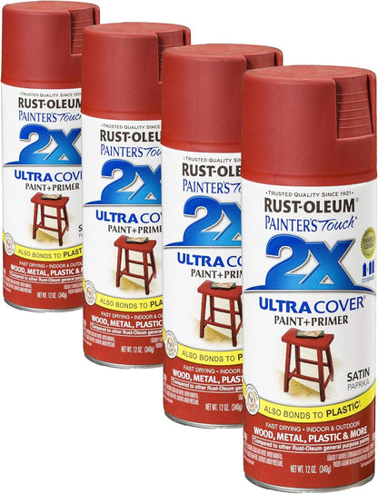 Rust-Oleum 334029 Painter's Touch 2X Ultra Cover Spray Paint, 12 oz, Gloss Clear - Colors E