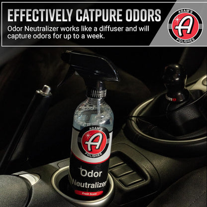 Adam's Polishes Odor Neutralizer (Fresh Scent, 16oz) - Car Air Freshener Spray That Eliminates Harmful Odors from Car Interior Accessories, Leather, Carpet, Upholstery & Pet Odors