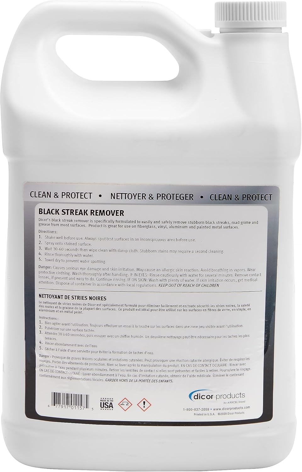 Dicor CP-BTR320S Bug & Tar Remover Cleaner Spray for RV Roofs and Exterior, White