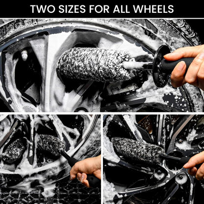 5PCS Wheel Cleaner Brush Kit, Tire Brushes, Rim Cleaner Brush,Car Detailing Brushes, Car Wash Tools for Wheels and Tires No Spatter