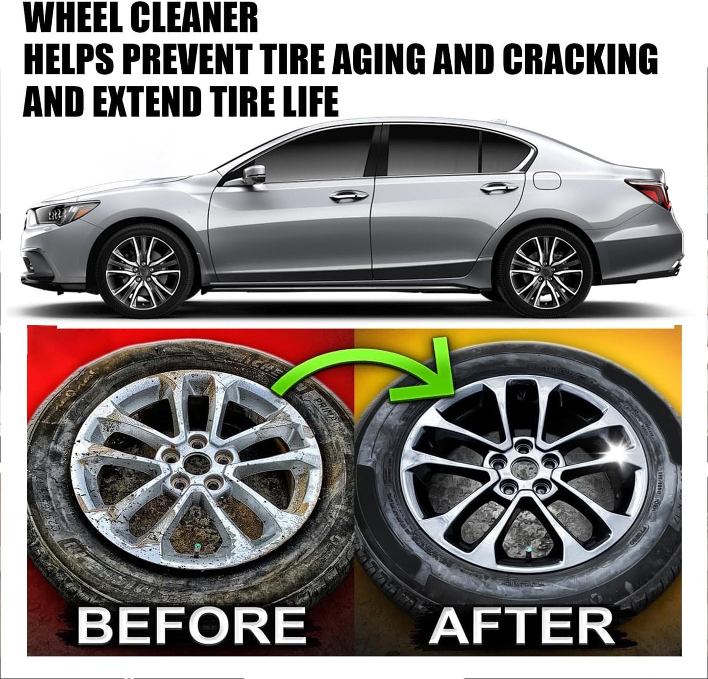 Iron Eraser Rust Remover Spray, 2026 New Iron Powder Instant Remover, Professional Fast-Acting Rust and Brake Dust Remover for Automotive Surface (1)