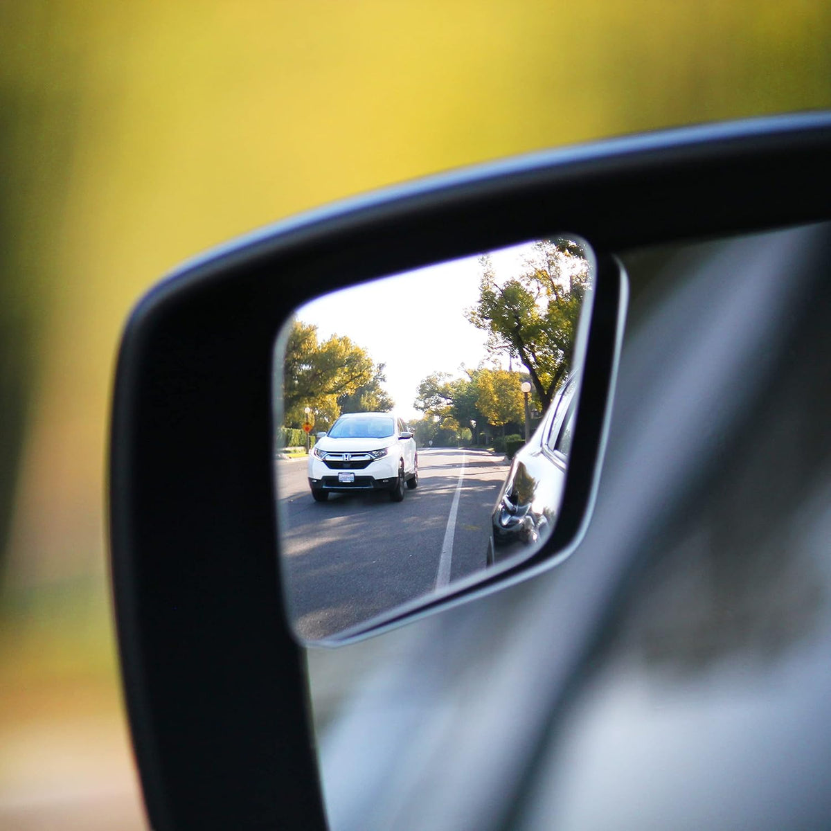 Superfan Blind Spot Mirrors for Cars by Safe View Company – Real Convex Glass for Clear Wide Angle Vision – Safer Lane Changes, Easy Stick-On, Weatherproof & Long Lasting Durability