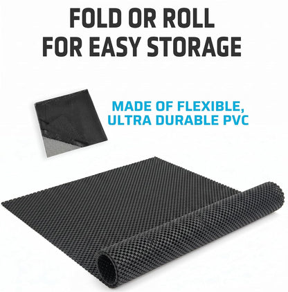 Non Slip Roof Mat - Soft Protector Mat and Car Roof Liner for All Vehicles - All Weather Grip for Roof Cargo Rack Scratch Protection (47 x 35 in)