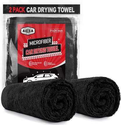 AIDEA Microfiber Cleaning Cloth 24 Pack, Microfiber Towels for Cars, Soft & Absorbent Cleaning Rags, Premium Lint Free Shop Towels for House, Kitchen, Car, 12inx16in