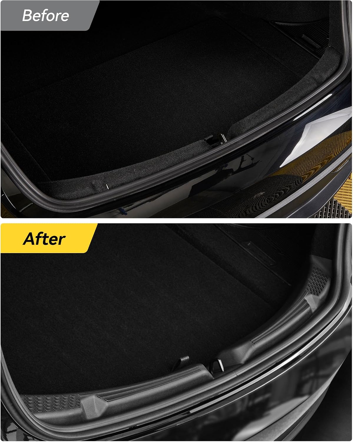 3W Tesla Model Y Juniper 9PCS Door Sill Protector 2025 2026 5 Seat (Not Standard/Original Tailgate Sill) Front,Rear, Rear Bumper,Trunk,Door Entry Guard, Anti-dust Cover,Edge Guards,Model Y Accessories