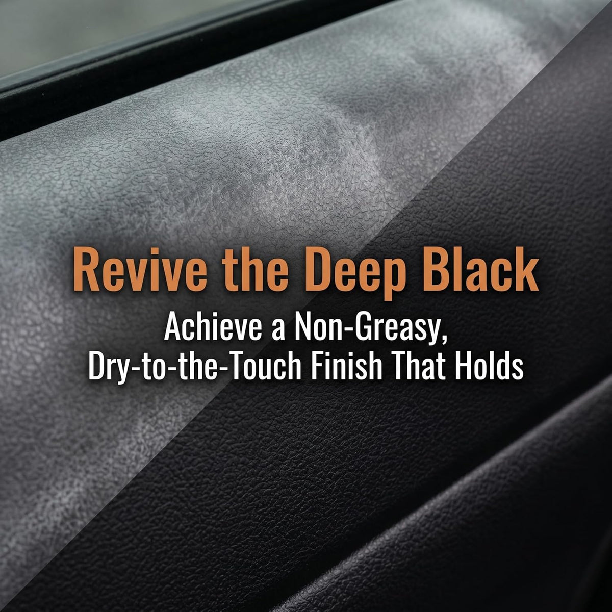 Black Plastic Restorer for Car, Permanent Automotive Plastic and Trim Restorer, Ultimate Exterior Plastic Renovation Lotion, Black Trim Restorer for Cars and Vehicles (1)