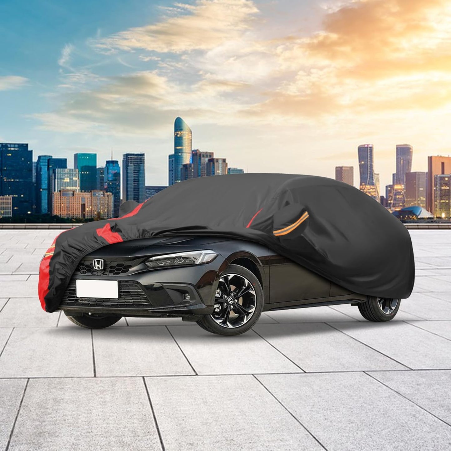 Car Cover Outdoor Automobiles Waterproof All Weater Truck Cover for Chevy Silverado, GMC Sierra, Ford F150/F 150 Heavy Duty Outdoor Pickup Cover Snow Uv Sun Protection