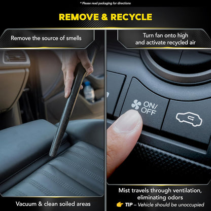 Meguiar’s Whole Car Air Refresher Odor Eliminator, Summer Breeze, 2 Oz— Car Air Freshener For Commuters, Detailers; Mist Refreshes Cabin For Sedan, Suv, Truck, Van