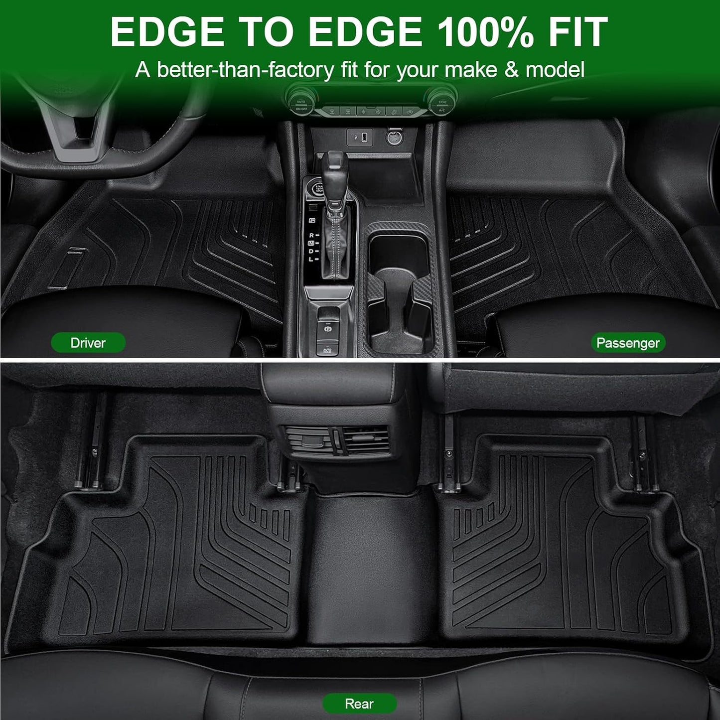 Floor Mats for 2025 2020-2024 Nissan Sentra, TPE All Weather Durable Floor Liners for Nissan Sentra Accessories