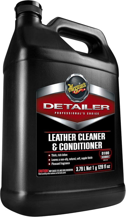 Meguiar's Shampoo Plus, Lubricating Car Wash Soap Lifts Dirt and Grime Off Car Surfaces, Cleans Paint Without Swirling or Scratching, Deepens Gloss and Boosts Shine, 1 Gal