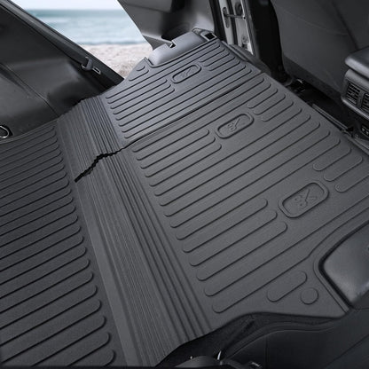 Floor Mats for Toyota Sienna 2021-2026, All Weather Floor Mats Lower Trunk Cargo Liner Accessories, Full Coverage Set (Fit 8-Seat with Spare Tire)