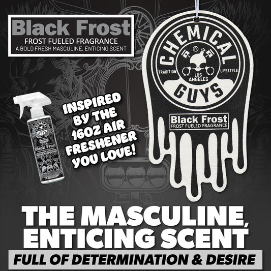 Chemical Guys New Car Scent Air Freshener and Odor Eliminator, 16 fl oz with 3 Pack of Hanging Air Fresheners (Great for Cars, Trucks, SUVs, RVs, Home, Office, Dorm Room & More) - HOL459