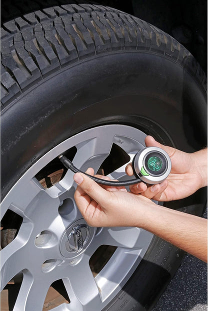 Slime 20049 Tire Pressure Gauge, Large Face Dial Analogue Gauge, 5-60 PSI