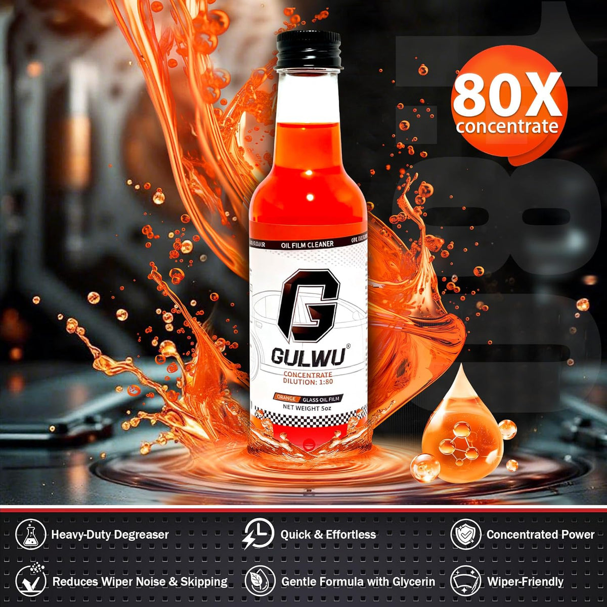 Windshield Washer Fluid: The Best All-Season Car Window Cleaner for Clear Vision in Winter and Summer - Bug Remover for Your Vehicle