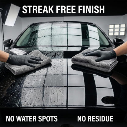 2 Pack Professional Large Microfiber Car Drying Towels (31" x 24"), Scratch Free, Lint Free, Highly Absorbent Quick Drying Towel Cloth for Cars, SUVs, RVs, Trucks Boats, Car Detailing