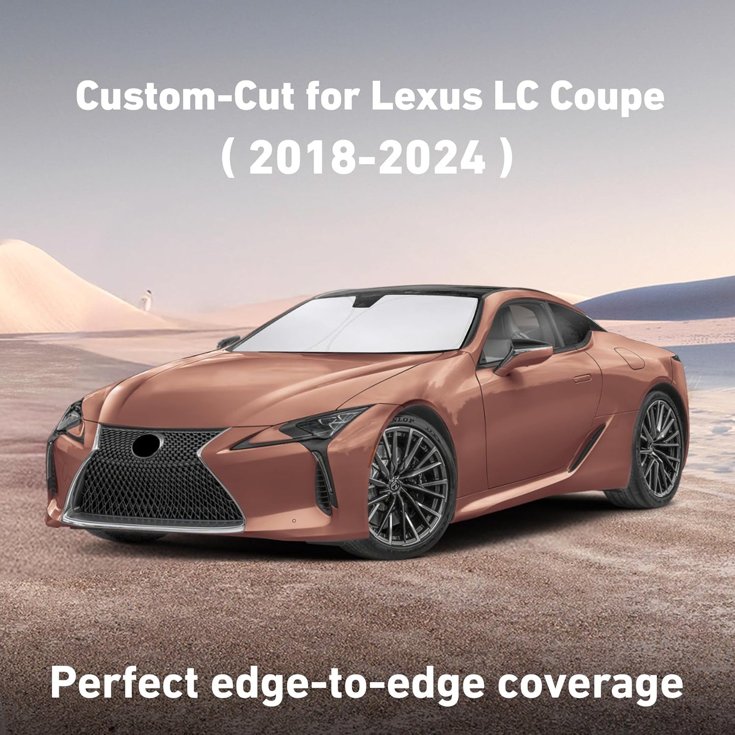 EcoNour Car Windshield Sun Shade | 2025 Upgraded Innovative No-Light-Pass Technology for Maximum Coverage | Foldable Sun Shade Keeps Your Vehicle Cool | Must-Have Car Accessories | Small (59" x 29") - Colors A