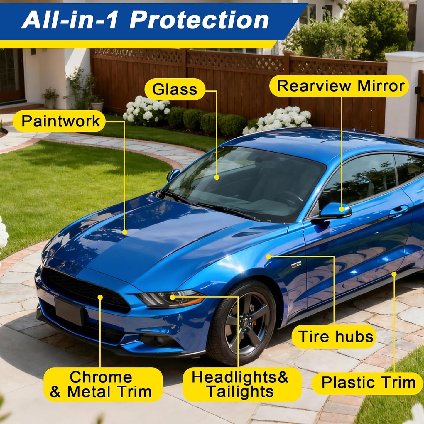 2026 New Upgraded 500ML Quick Effect Coating Agent for Car, Car Coating Spray, Car Wax Ceramic Coating Spray, Spray Wax for Cars (1PCS)