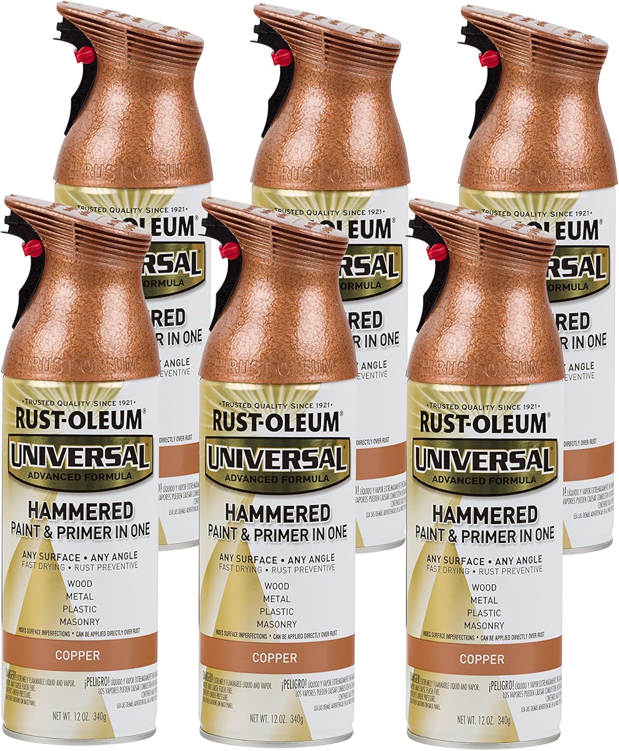 Rust-Oleum 302151 Universal All Surface Clear Topcoat Spray, 11 oz, Dead Flat Clear - Colors A
