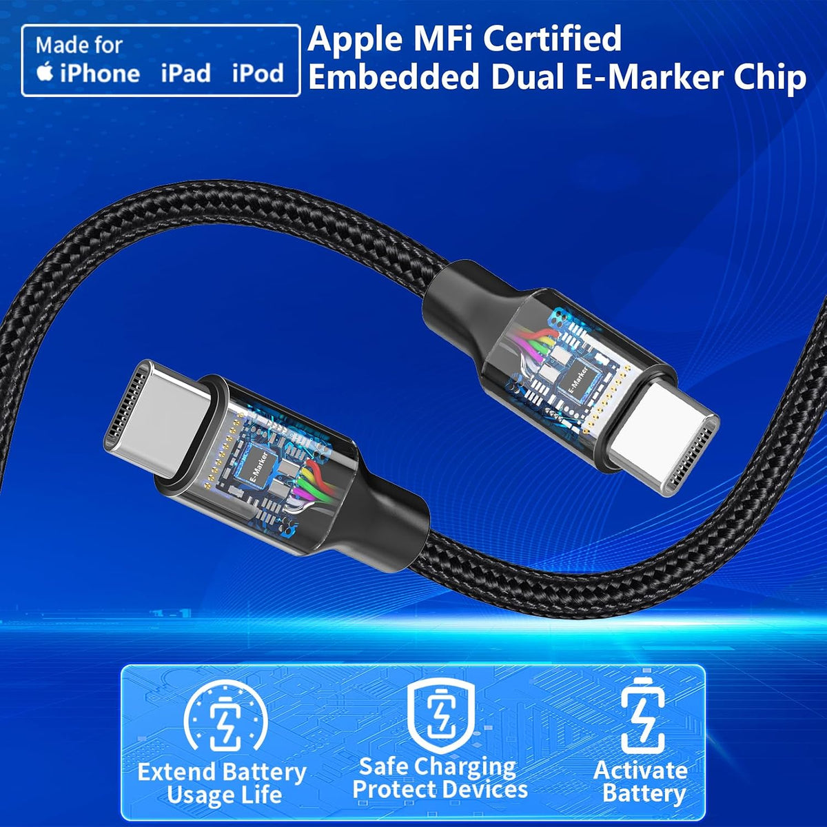 USB C Car Charger, Rombica 2Pack 3-Port 67W Dual PD USB-C&USB-A Car Power Cigarette Lighter USB Charger 3 in 1 PD/QC Type C Fast Car Charge for iPhone 17 17 Pro Max 16 15 14 13 12/Galaxy S26 S25/Pixel