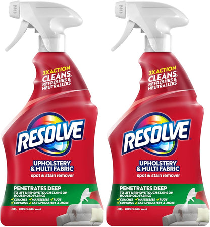 Resolve Carpet Cleaner, 22 fl oz Multi-Fabric Cleaner and Upholstery Stain Remover, Carpet Cleaner Spray
