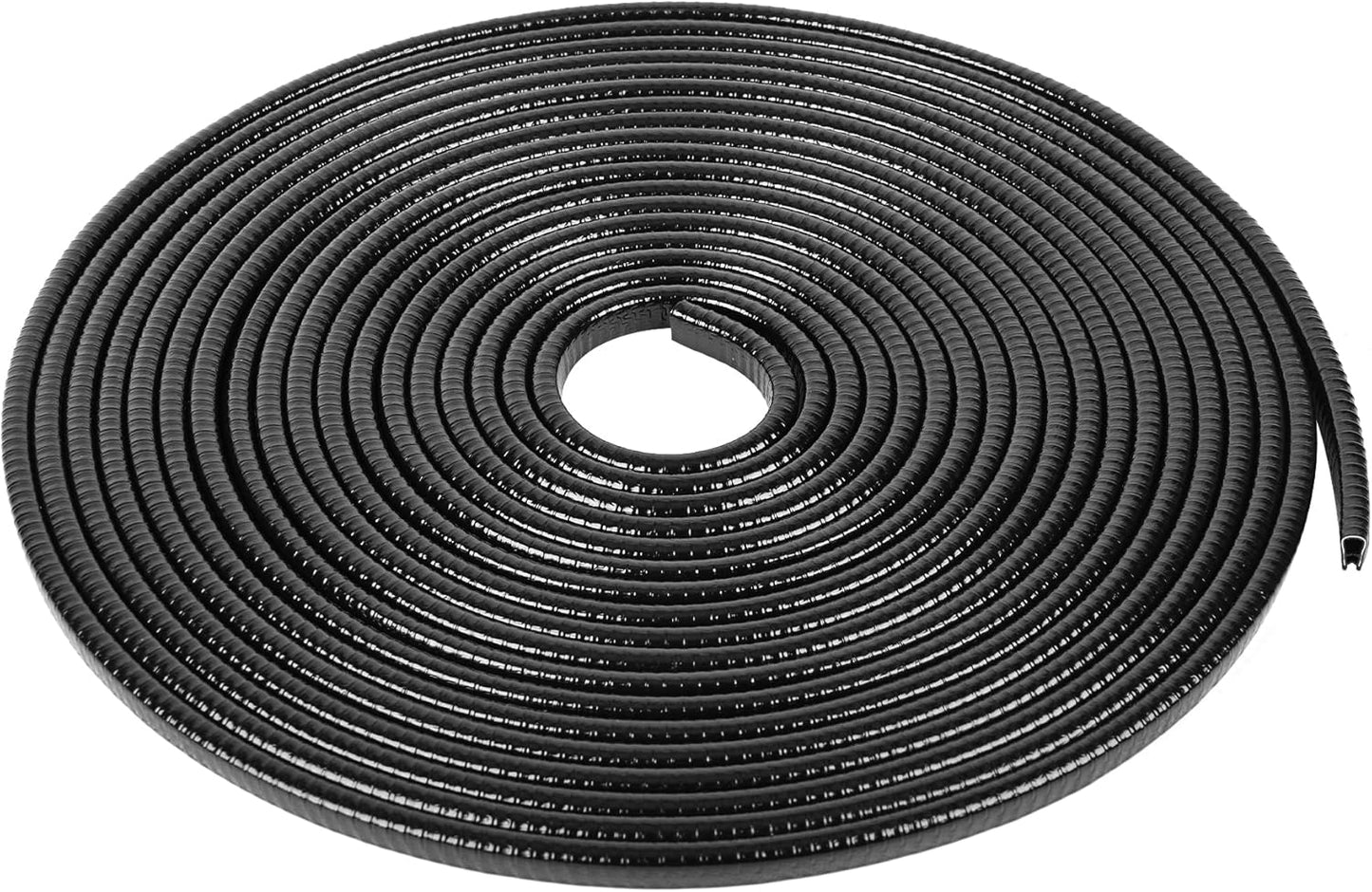 MYFAMIREA 33Ft(10M) Long Car Door Edge Guards, U Shape Edge Trim Rubber Seal Protector Car Door Protection Anti-Collision Rubber Clips Easy to Cut No Need Adhesive Fit for Most Vehicles| Black