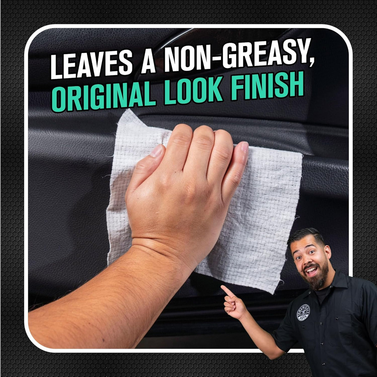 Chemical Guys Total Interior New Car Smell Cleaner & Protectant Wipes – All-in-One Interior Cleaning Wipes for Dashboards, Vinyl, Leather, Fabric & Glass – Cleans & Protects, New Car Scent, 30 Ct