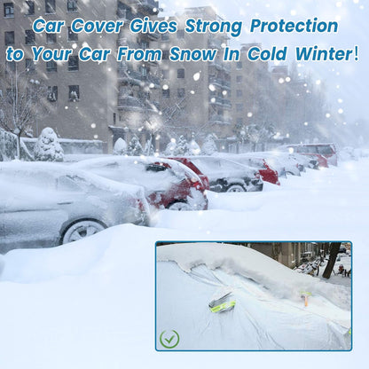 Car Cover, SUV Waterproof Car Covers for Automobiles All Weather Season UV Hail Protection Snowproof Full Car Cover, Outdoor Full Cover Universal Fit SUV Up to 190’’