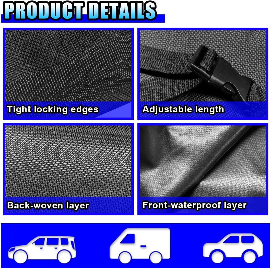 ZIMISI Car Cargo Liner for Dogs, Waterproof Non-Slip Dog Seat Mat, Anti-Scratch Rear Bumper Guard for Cars, Foldable Pet Cargo Cover, Universal Car Rear Trunk Accessories for Cars/SUVs/Trucks (Black)