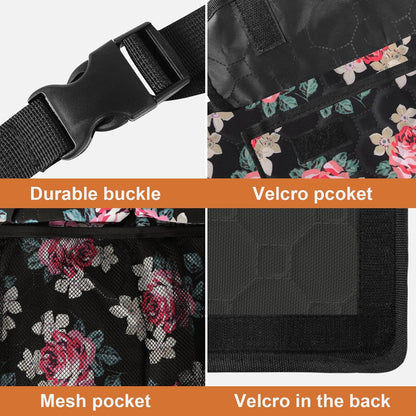 esouler Car Trunk Organizer, Super Capacity Backseat Car Organizer for SUV/Truck/MPV(42"*18"), Hanging Car Storage Organizer with 8 Pocekts, Car Accessories for Women and Men- Black