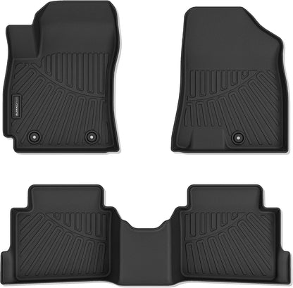 Auxko All Weather Floor Mat & Cargo Mat Fit for 2026 2025 2024 2023 2022 Hyundai Tucson Hybrid(Not PHEV) TPE Liner Tucson Accessory Set All Season Odorless Anti-Slip Floor Liner