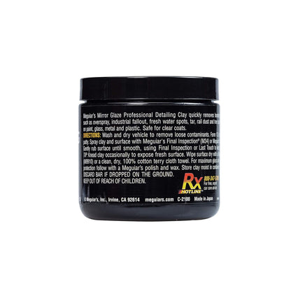 Meguiar's Professional Detailing Clay, Mild, C2000 - Car Clay Bar Safely Removes Contaminants Bonded on Paint for a Smooth, Glossy Finish - Premium Clay Bars Auto Detailing and Paint Prep, 200 Grams